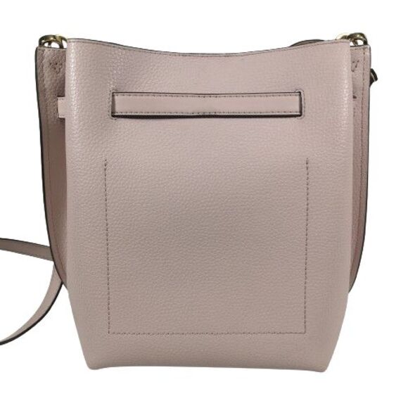 Michael Kors Small Pink Leather Bucket Crossbody Messenger Tote Bag Purse $348 - Picture 4 of 14